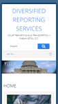 Mobile Screenshot of diversifiedreporting.com